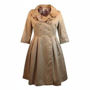 FOREVER 21 TWIST Womens Beige Lightweight Spring Jacket - Size: Small